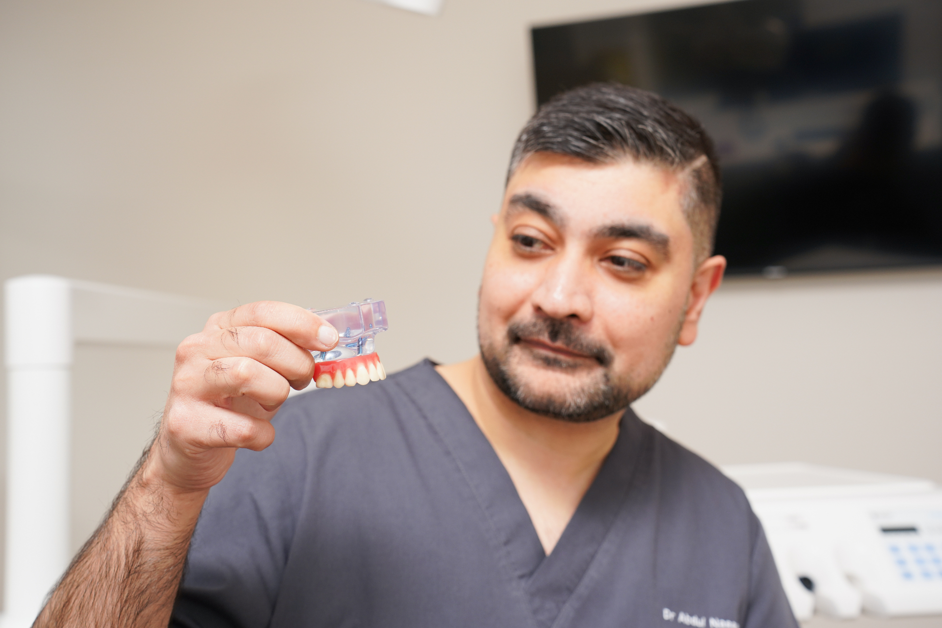 Dr Abdul Naseer, implant surgeon